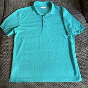 Grand Slam Performance Mens Polo Large Blue Short‎ Sleeve